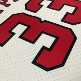 1998 BULLS PIPPEN #33 White Retro Top Quality Hot Pressing NBA Jersey