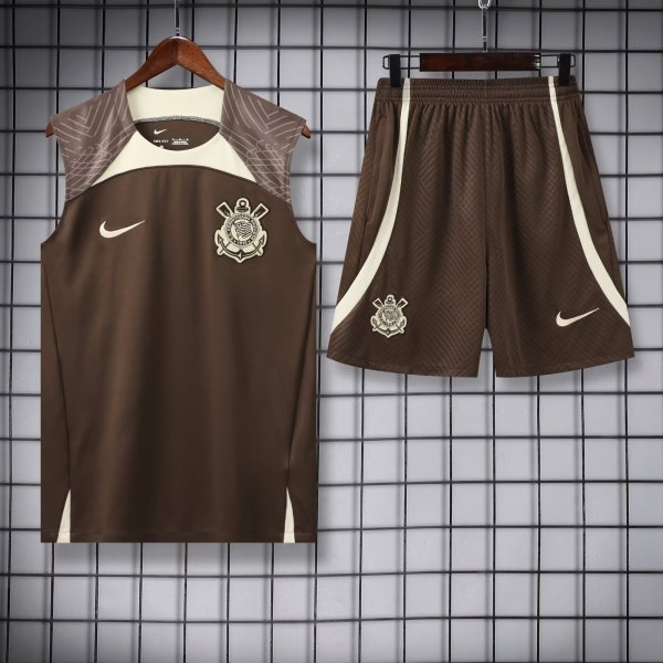 24-25 Corinthians High Quality Tank Top And Shorts Suit