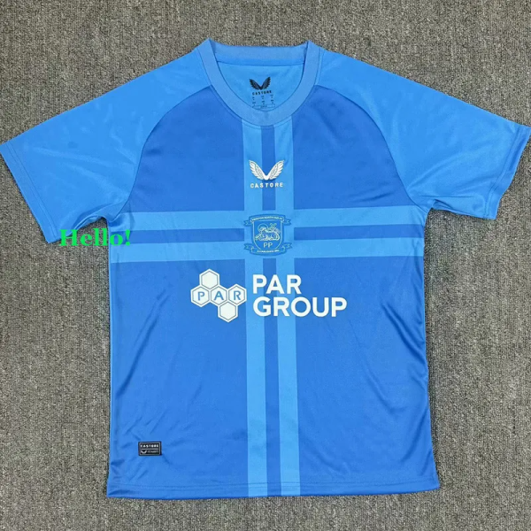 24-25 Preston North End Away Fans Soccer Jersey