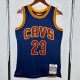 2015-2016 Cleveland Cavaliers JAMES #23 Royal blue Retro Top Quality Hot Pressing NBA Jersey