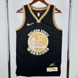 23-24 WARRIORS CURRY #30 Black Glory Edition Top Quality Hot Pressing NBA Jersey
