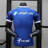 24-25 Al-Hilal Saudi Home Player Version Soccer Jersey