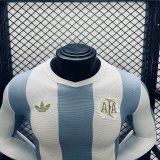24-25 Argentina 50th Commemorative Edition Long sleeves Player Version Soccer Jersey
