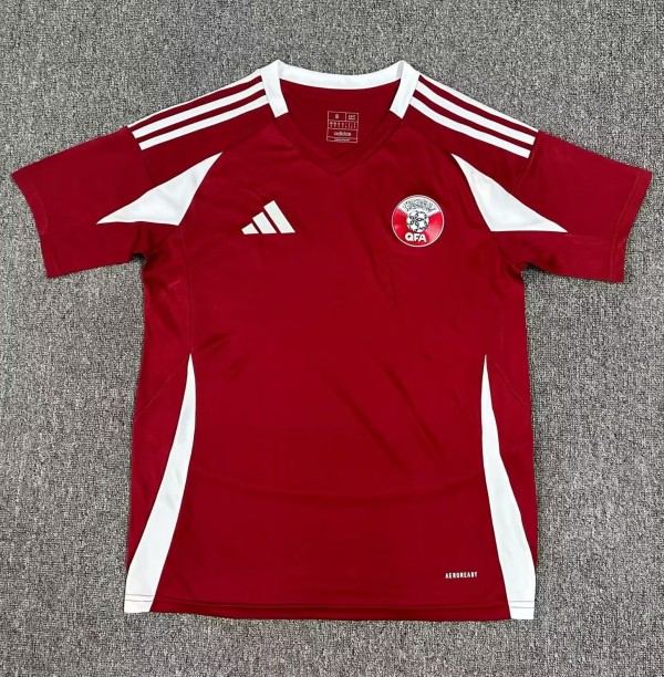 24-25 Qatar Home Fans Soccer Jersey
