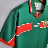 1998 Morocco Home Retrot Soccer Jersey