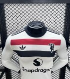 24-25 Man Utd Third Long sleeves Player Soccer Jersey
