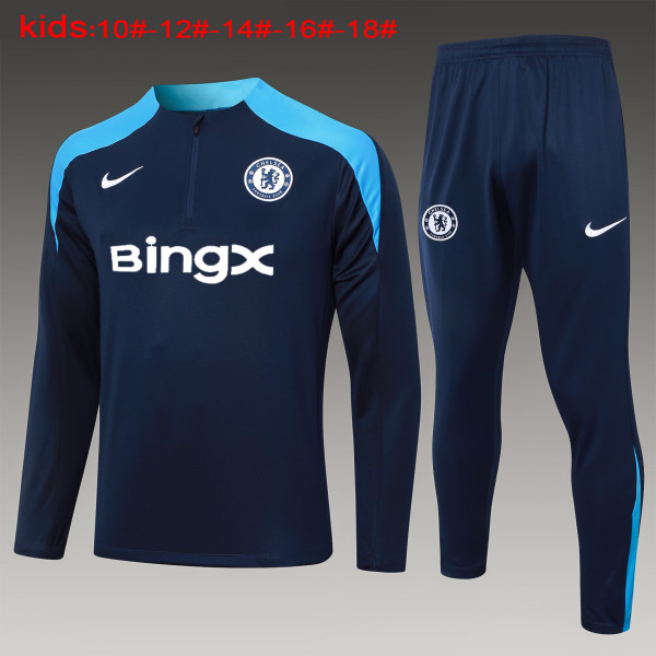 24-25 CHE High Quality Kids Half Pull Tracksuit