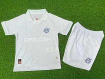 24-25 Marseille White 125th Anniversary Kids Player Version Soccer Jersey