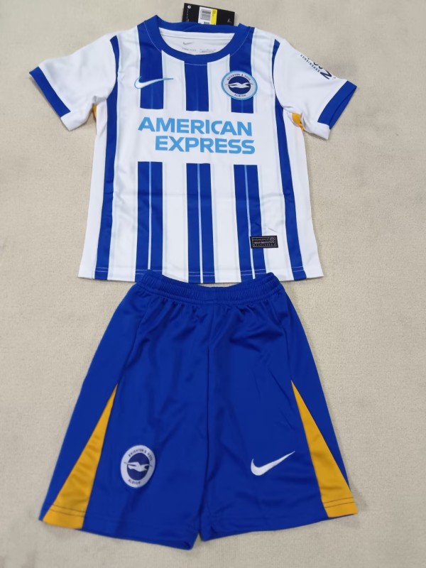 24-25 Brighton Home Kids Soccer Jersey