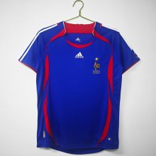 2006 France Home Retro Soccer Jersey