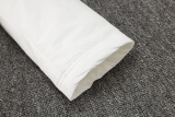 24-25 White Hooded Windbreaker Fabric Cotton Coat 光板