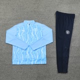 24-25 Man City High Quality Half Pull Tracksuit
