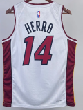 22-23 HEAT HERRO #14 White Top Quality Hot Pressing NBA Jersey