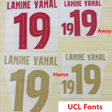 24-25 BAR Away Kids Player Version Soccer Jersey