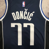 22-23 Dallas Mavericks DONCIC #77 Black Top Quality Hot Pressing NBA Jersey (Trapeze Edition)