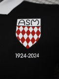 24-25 Monaco Black 100th Anniversary Player Version Soccer Jersey
