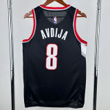 22-23 Trail Blazers AVDIJA #8 Black Top Quality Hot Pressing NBA Jersey
