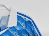 1988 Germany Away Blue Long sleeves Retro Soccer Jersey