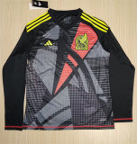 24-25 Mexico Goalkeeper Long sleeves Fans Version Soccer Jersey