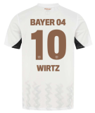 24-25 LeverKusen Away Fans Soccer Jersey