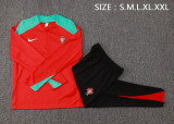 24-25 Portugal High Quality Half Pull Tracksuit 