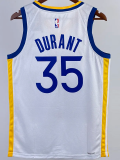 22-23 WARRIORS DURANT #35 White Top Quality Hot Pressing NBA Jersey