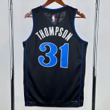 23-24 Dallas Mavericks THOMPSON #31 Black City Edition Top Quality Hot Pressing NBA Jersey