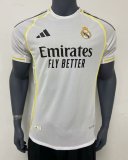 25-26 RMA White Special Edition Player Version Soccer Jersey