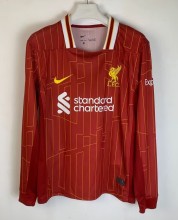 24-25 LIV Home Long Sleeve Soccer Jersey