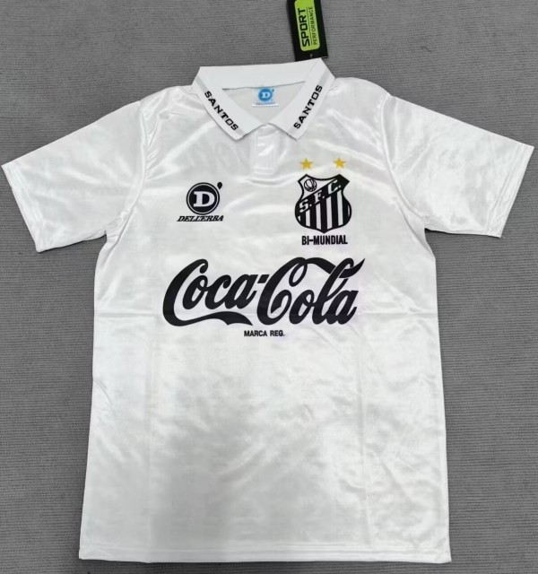 Santos FC Retro Soccer Jersey
