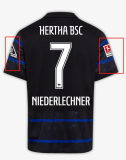 24-25 Hertha Berlin Away Fans Soccer Jersey