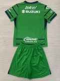 24-25 Pumas UNAM Green GoalKeeper Kids Soccer Jersey