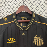 24-25 Santos FC Black Commemorative Edition Fans Soccer Jersey