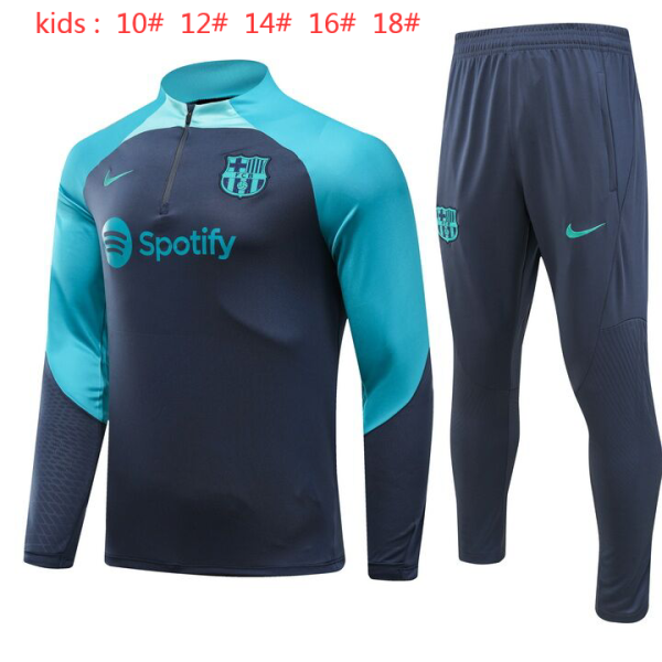 24-25 BAR High Quality Kids Half Pull Tracksuit