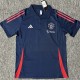 24-25 Man Utd Royal blue Polo Short Sleeve