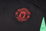 23-24 Man Utd High Quality Half Pull Tracksuit