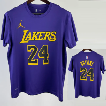 2023 LAKERS BRYANT #24 Purple Quick drying T-shirt (Trapeze Edition) 飞人版