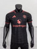24-25 Man Utd Black Special Edition Player Version Soccer Jersey