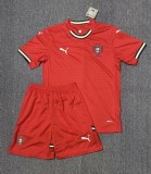 2025 Portugal Home Kids Soccer Jersey