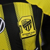 24-25 Ittihad Club Home Print All Sponsor Player Soccer Jersey