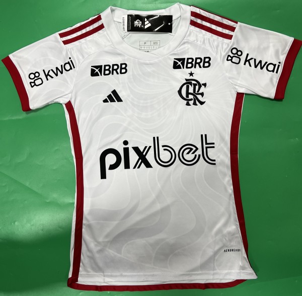 24-25 Flamengo Away Women Print All Sponsor Soccer Jersey
