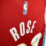24-25 Grizzlies ROSE #23 Red City Edition Top Quality Hot Pressing NBA Jersey