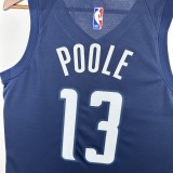 24-25 Wizards POOLE #13 Royal blue Top Quality Hot Pressing NBA Jersey (Trapeze Edition)飞人版