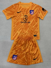 24-25 ATM Orange GoalKeeper Kids Soccer Jersey