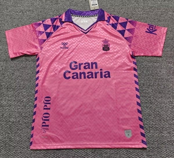 24-25 Las Palmas Pink Fans Soccer Jersey