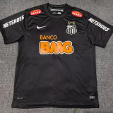 2012-2013 Santos FC Black Retro Soccer Jersey