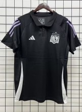 24-25 Colo-Colo Black Polo Short Sleeve *有领