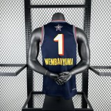 2025 ALL-STAR WEMBANYAMA #1 Top Quality Hot Pressing NBA Jersey