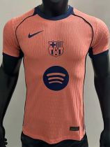 25-26 BAR Pink Orange Special Edition Player Version Soccer Jersey