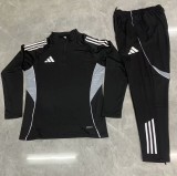 2025 AD Black Half Pull Tracksuit 
